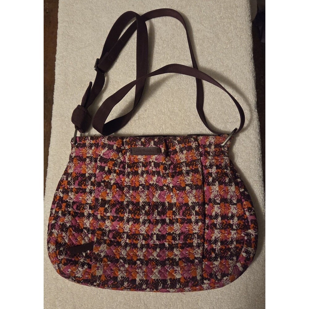 Vera Bradley Houndstooth Crossbody Purse Adjustable Strap Retired Pattern